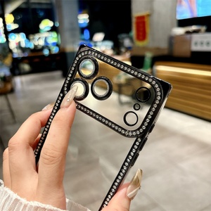 Diamond Edge 6d square Electroplated Tpu Bumper Phone case for iphone 17 air Pro Max 16 15 14,for iphone 17 case <b>Squared</b> - Product Image 3