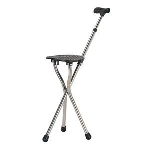 Wings <b>Height</b> <b>Adjustable</b> Cane Chair Stainless Steel With Led Light For Elderly Support <b>Stool</b> - Product Image 5