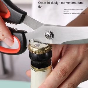 Ciseaux et pinces ergonomiques multifonctionnels en acier inoxydable pour barbecue, outils de cuisine - Product Image 4