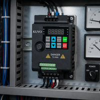 Variateur de fréquence KUVO 0,75 kW 1,5 kW 2,2 kW 4 kW 5,5 kW 220 V à 380 V pour charge légère