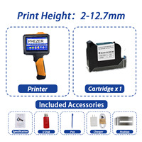Imprimante jet d'encre portable XP600 à succès pour le codage de codes-barres flexibles, codes QR et codes bidimensionnels sur cartons et bouteilles en plastique