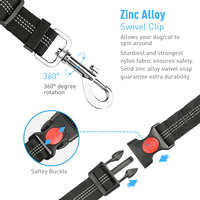 TIZE Logo personnalisé ajusteur portable ceinture de sécurité pour voiture ceinture de sécurité pour chien ceinture de sécurité pour chien