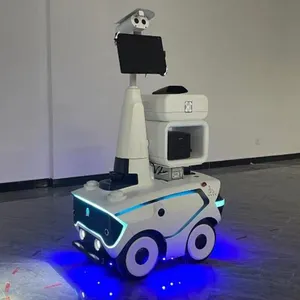 FW-01 Custom Outdoor Künstliche Intelligenz Patrol Sichere Steuerung AI Lieferung UGV Roboter Plattform Fahrzeug für Öl anlage
