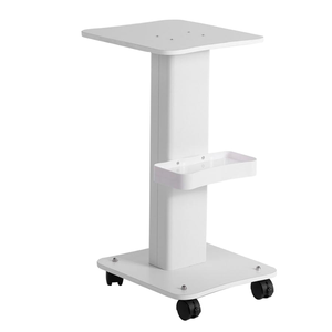 Modern Sulin Aluminum Hair Tray Salon Trolley Mobile <b>Rolling</b> <b>Cart</b> for Home Office Spa Esthetician Beauty Kitchen - Product Image 2