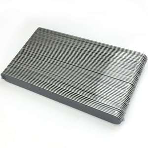 50pcs Double Sided Solid Black Disposable <b>Nail</b> <b>File</b> Custom Printed Logo Professional Manicure <b>File</b> - Product Image 2