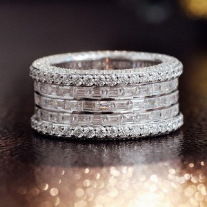 Bague Hiphop en Moissanite de Qualité Export, Bijoux Fins pour Usage Quotidien et Occasions Spéciales, Disponible au Prix Export - Product Image 5