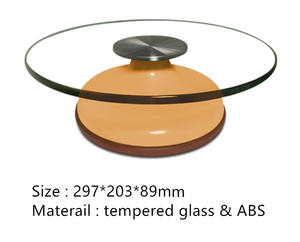 แท่นวางเค้กทรงกลมทำจากโลหะสำหรับตกแต่งงานเลี้ยงวันเกิดเค้กแต่งงานขนาด12นิ้ว - Product Image 4