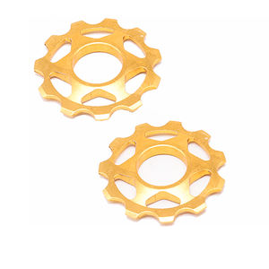 Pignone per bici color oro robusto cambio cambio di marcia giallo parti di trasmissione assemblaggio ciclistico sistema di miglioramento - Product Image 6