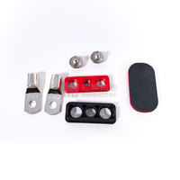 Connecteur d'alimentation hybride prise coudée 2 + 8 broches 100A 150A IP67 prise de cosse de barre omnibus mâle étanche