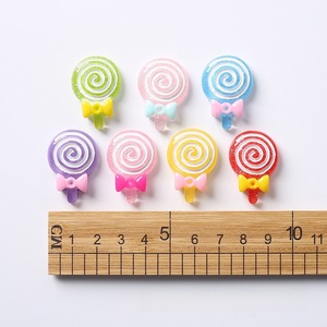 Mini figurines de sucettes colorées en spirale pour micro-paysages et accessoires de jardin féerique - Product Image 5