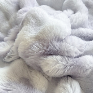 Set di Biancheria da Letto in Pile di Coniglio ad Alta Grammatura in Poliestere, 4 Pezzi, Copripiumino Reversibile in Pile d'Agnello, Grigio, Caldo per l'Inverno, Tessile per la Casa - Product Image 4