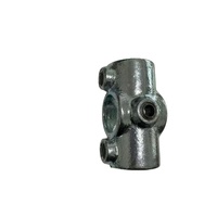 Raccord de tuyau en fonte malléable avec joint fileté pour serre, croisillon à 4 voies en fonte ductile