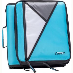 <b>Case</b>-it Factory Wholesale 2 Inch Zipper Binder Expanding <b>File</b> Folder with Zipper <b>File</b> Document <b>File</b> Bag Customized Office - Product Image 1