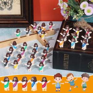 Mini Ornements Religieux de Pâques Personnalisés en PVC Écologique Peints à la Main - Jésus t'aime - Jouets en Gros - Petites Figurines de Jésus - Artisanat - Product Image 3