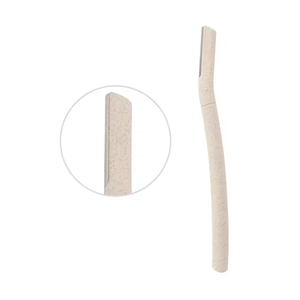 Tondeuse et rasoir à sourcils en acier inoxydable importé pour l'épilation du visage des femmes, outil de dermaplaning, livraison rapide - Product Image 2
