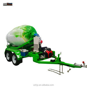 Camión Mezclador de Cemento con Tanque de Concreto de Remolque Personalizado de <span class=keywords><strong>3</strong></span> <span class=keywords><strong>Ejes</strong></span> y 2 Metros Cúbicos con Motor EPA y Autocarga - Product Image 1