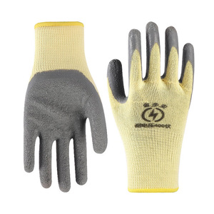 <span class=keywords><strong>Gants</strong></span> isolants en caoutchouc jaune basse tension 400V, <span class=keywords><strong>gants</strong></span> diélectriques de sécurité électrique pour électricien - Product Image 3