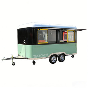 CE Certified Food <b>Trailer</b> Mobile Kitchen Fast Food Cart with Full Equipment for USA/Europe - Product Image 1