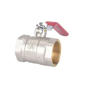 Factory Wholesale Brass Ball Valve Male 1/2 1 2 Inch Forged Brass Water Ball Valve