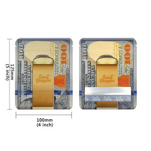 100 Pezzi 1 Set Sacchetti Mylar con Motivo Simbolo del Dollaro 3.5g, Sacchetti Anti-odore per Tabacco e Denaro, Sacchetti con Chiusura <span class=keywords><strong>a</strong></span> Zip - Product Image 4