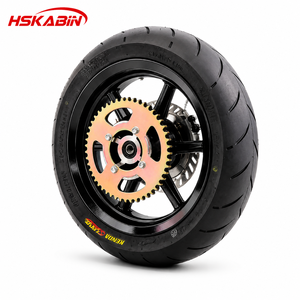 Jantes Supermoto Kenda Curve 12 pouces chromées HSKABIN pour moto électrique Yozma Tuttio, accessoires pour moto tout-terrain, ensemble de roues et pneus - Product Image 3