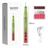 Machine à ongles électrique sans fil HOWYEA, faible bruit, kit de polissage et de ponçage pour gel acrylique, pour techniciennes en ongles et usage domestique.