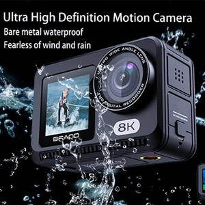 Camera hành động thể thao chuyên nghiệp ourlife Camera thể thao chống nước thân máy 25M 8K 30fps có wifi Camera hành động Màn hình kép - Product Image 4