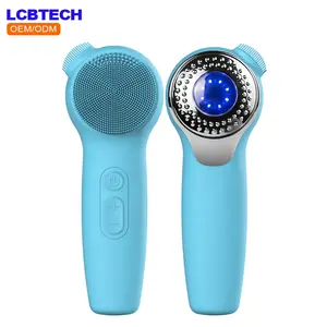 New Design Silicone Face Cleanser and Massager IPX7 Waterproof Beauty Product Skin Care Electric Facial Cleansing Brush