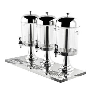 Dispensador de bebidas de acero inoxidable comercial de una sola cabeza 8 16 24L Dispensador de jugo caliente frío para fiestas fabulosas Bodas - Product Image 6