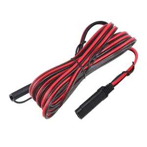 Extensión Solar de enchufe automotriz Sae, 2 pines, conectores de Cable rápido de conexión de potencia de cobre