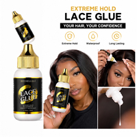 Lem Perekat Rambut Palsu Tahan Air Oalen Sports Private Label Custom Hair Lace Front, Daya Rekat Kuat, OEM ODM, Perlengkapan Perawatan Wig, MOQ