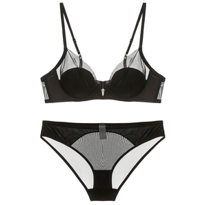 ชุดชั้นในเซ็กซี่ ชุดบราและกางเกงในผ้าไนลอนร้อนแรง ชุดบราและกางเกงในผ้าตาข่าย ชุดบราและกางเกงในผ้าซาติน - Product Image 3