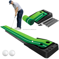 Tapis de putting direct usine avec logo personnalisé pour entraînement de golf intérieur et extérieur