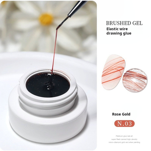 เจลยูวีสำหรับเพ้นท์เล็บแบบยืดหยุ่น สีดำและสีขาว สำหรับร้านทำเล็บ ซาลอนทำเล็บ อุปกรณ์ทำเล็บ - Product Image 6