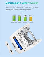 Nouvelle lampe à ongles UV LED sans fil rechargeable pour usage professionnel en salon avec lampe à ongles professionnelle