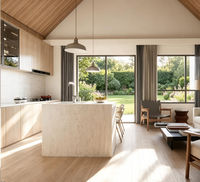 Maison modulaire préfabriquée avec toit en A entièrement fini et véranda, maison de type grange préfabriquée, maisons préfabriquées à vendre