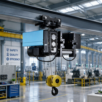Nouvelle palan électrique à câble métallique de type européen haute performance pour la levée de charges lourdes sur pont roulant d'entrepôt d'usine