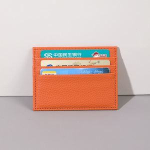 X49 Luxuriöse PU-Kunstleder Leichtgewichtige Tragbare 5-Karten-Fach Anpassbare Herren-Kurzbörse Kreditkartenhalter für Reisen - Product Image 4