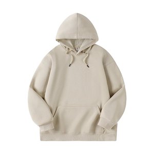 เสื้อฮู้ดดี้ผู้ชายผ้าหนา 420 กรัม สกรีนโลโก้ตามสั่ง เสื้อสเวตเชิ้ตผ้าฟลีซหนานุ่ม ทรงหลวม สีพื้น ยูนิเซ็กส์ สำหรับผู้ผลิตเสื้อผ้ากีฬา - Product Image 2