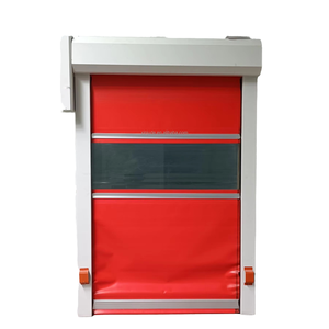 Porta Rapida Industriale di Sicurezza ad Alta Velocità, Avvolgibile Automatica in Plastica, Serranda Pieghevole Veloce - Product Image 2