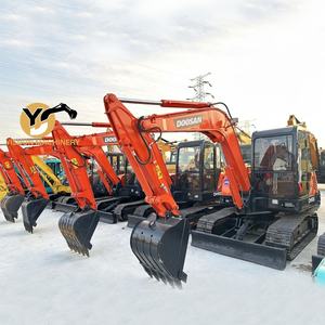 Excavadoras usadas baratas de alto rendimiento Yishun, excavadora <span class=keywords><strong>Doosan</strong></span> DX55 usada de 5,5 toneladas, excavadora <span class=keywords><strong>Doosan</strong></span> usada - Product Image 1