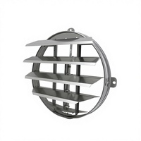 Ventilateur à axe rond en acier inoxydable épaissi, auto-fermant, anti-corrosion, avec sortie d'air HlAIOwIk