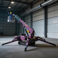 Grúa Araña RST L-685 de 5 Toneladas, Diésel Hidráulico, con Certificación CE, Plataforma Elevadora de 21m para Obras de Construcción Urbanas