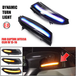 Feux clignotants dynamiques de rétroviseur latéral à LED pour <span class=keywords><strong>Renault</strong></span> KAPTUR <span class=keywords><strong>CAPTUR</strong></span> J5 H5 Clio IV MK4 4 Lutecia Grandtour Indicateur séquentiel - Product Image 5