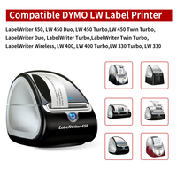 Étiquettes de classement suspendues Dymo 99017 12,5 mm x 50 mm compatibles avec l'imprimante d'étiquettes Dymo