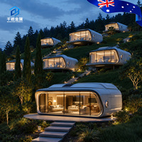 Vente en gros et personnalisation de maisons capsules intelligentes pour la vie urbaine intelligente et le développement touristique