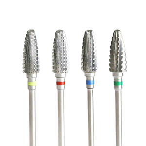 Meilleures ventes Enlèvement de gel conique Design non revêtu 5/1/7mm Embout de polissage à <span class=keywords><strong>ongles</strong></span> enduit à coupe croisée 5/1/7mm Ongle coupé en croix - Product Image 2