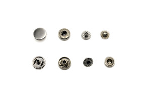 #831銅金属スナップボタンフラットバックメッキ技術工場から直接洗濯可能 - Product Image 2