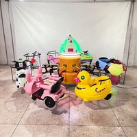 Équipement de Parc d'Attractions Électrique Moderne Personnalisé et Durable pour Enfants : Manège Mini Avion-Carrousel pour Enfants Anti-Chute