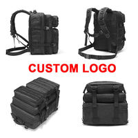 Mochila Táctica Molle de Gran Capacidad para Senderismo, Multicolor Camuflaje, 45L